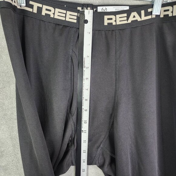 Mens Black Realtree Polyester Base Layer Pants Size L (36-38) - Picture 6 of 9